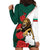 Bulgaria Lion Hoodie Dress Folk Patterns With Rose