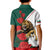 Bulgaria Lion Kid Polo Shirt Folk Patterns With Rose