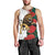 Bulgaria Lion Men Tank Top Folk Patterns With Rose