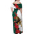 Bulgaria Lion Off Shoulder Maxi Dress Folk Patterns With Rose