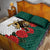 Bulgaria Lion Quilt Bed Set Folk Patterns With Rose