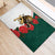 Bulgaria Lion Rubber Doormat Folk Patterns With Rose