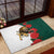 Bulgaria Lion Rubber Doormat Folk Patterns With Rose