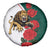 Bulgaria Lion Spare Tire Cover Folk Patterns With Rose