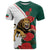 Bulgaria Lion T Shirt Folk Patterns With Rose