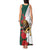 Bulgaria Lion Tank Maxi Dress Folk Patterns With Rose