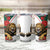 Bulgaria Lion Tumbler Cup Folk Patterns With Rose