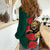 Bulgaria Lion Women Casual Shirt Folk Patterns With Rose