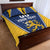 Custom Finland Lion Quilt Bed Set Finnish Folk Patterns