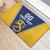 Custom Finland Lion Rubber Doormat Finnish Folk Patterns