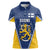 Custom Finland Lion Women Polo Shirt Finnish Folk Patterns