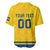 Custom Sweden Hockey Baseball Jersey Tre Kronor Go Champions