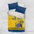 Custom Sweden Hockey Bedding Set Tre Kronor Go Champions