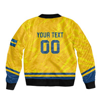 Custom Sweden Hockey Bomber Jacket Tre Kronor Go Champions