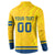 Custom Sweden Hockey Button Sweatshirt Tre Kronor Go Champions