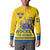 Custom Sweden Hockey Button Sweatshirt Tre Kronor Go Champions