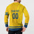 Custom Sweden Hockey Button Sweatshirt Tre Kronor Go Champions