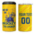 Custom Sweden Hockey 4 in 1 Can Cooler Tumbler Tre Kronor Go Champions