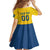 Custom Sweden Hockey Family Matching Long Sleeve Bodycon Dress and Hawaiian Shirt Tre Kronor Go Champions