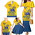 Custom Sweden Hockey Family Matching Mermaid Dress and Hawaiian Shirt Tre Kronor Go Champions