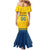 Custom Sweden Hockey Family Matching Mermaid Dress and Hawaiian Shirt Tre Kronor Go Champions