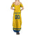 Custom Sweden Hockey Family Matching Summer Maxi Dress and Hawaiian Shirt Tre Kronor Go Champions