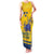 Custom Sweden Hockey Family Matching Tank Maxi Dress and Hawaiian Shirt Tre Kronor Go Champions