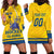 Custom Sweden Hockey Hoodie Dress Tre Kronor Go Champions