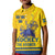 Custom Sweden Hockey Kid Polo Shirt Tre Kronor Go Champions