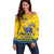 Custom Sweden Hockey Off Shoulder Sweater Tre Kronor Go Champions