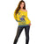 Custom Sweden Hockey Off Shoulder Sweater Tre Kronor Go Champions