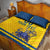 Custom Sweden Hockey Quilt Bed Set Tre Kronor Go Champions