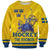 Custom Sweden Hockey Sweatshirt Tre Kronor Go Champions