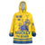 Custom Sweden Hockey Wearable Blanket Hoodie Tre Kronor Go Champions