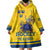 Custom Sweden Hockey Wearable Blanket Hoodie Tre Kronor Go Champions