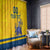 Custom Sweden Hockey Window Curtain Tre Kronor Go Champions