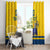 Custom Sweden Hockey Window Curtain Tre Kronor Go Champions