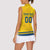 Custom Sweden Hockey Women Sleeveless Polo Shirt Tre Kronor Go Champions