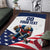 Custom USA Hockey Area Rug Team USA Eagle Mascot