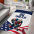 Custom USA Hockey Area Rug Team USA Eagle Mascot