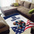 Custom USA Hockey Area Rug Team USA Eagle Mascot