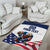 Custom USA Hockey Area Rug Team USA Eagle Mascot