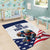 Custom USA Hockey Area Rug Team USA Eagle Mascot