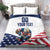 Custom USA Hockey Bedding Set Team USA Eagle Mascot