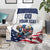 Custom USA Hockey Blanket Team USA Eagle Mascot