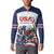 Custom USA Hockey Button Sweatshirt Team USA Eagle Mascot