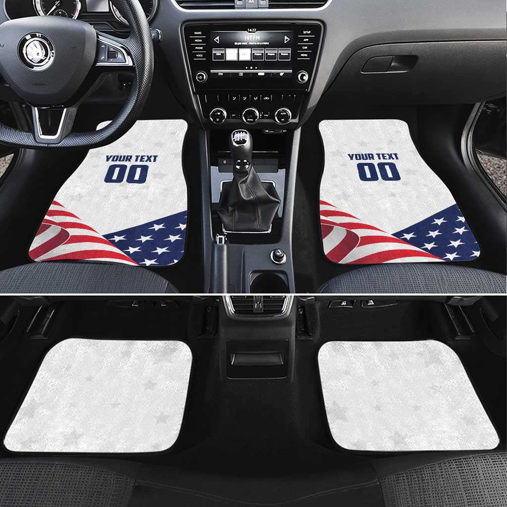 Custom USA Hockey Car Mats Team USA Eagle Mascot