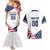 Custom USA Hockey Couples Matching Mermaid Dress and Hawaiian Shirt Team USA Eagle Mascot