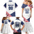 Custom USA Hockey Family Matching Mermaid Dress and Hawaiian Shirt Team USA Eagle Mascot