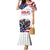 Custom USA Hockey Family Matching Mermaid Dress and Hawaiian Shirt Team USA Eagle Mascot